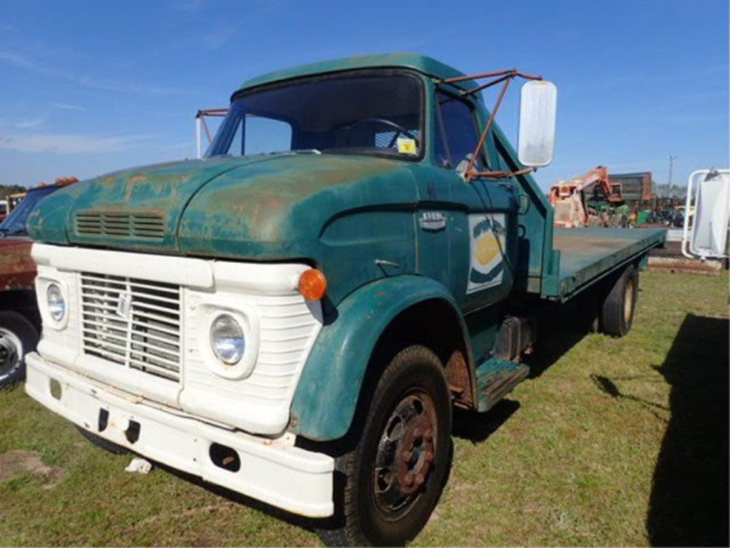 1967 Ford F600 Flatbed 292 V8 Motor Farm Machinery Implements Other Farm Machinery Implements Online Auctions Proxibid