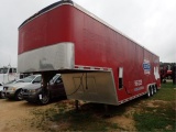 2005 Quality Gooseneck Box Trailer 28 Ft