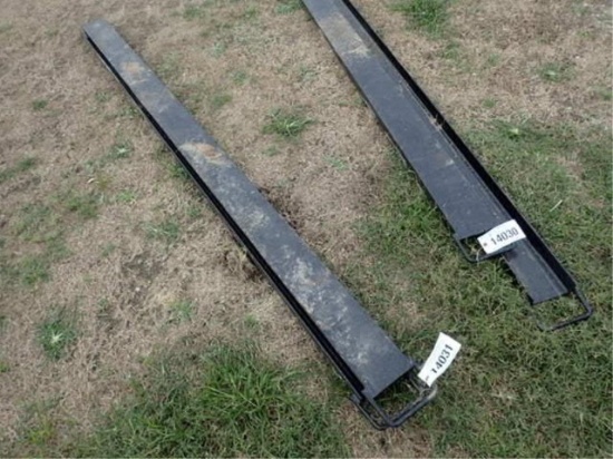 Pair of 2 new 8' pallet fork extentions