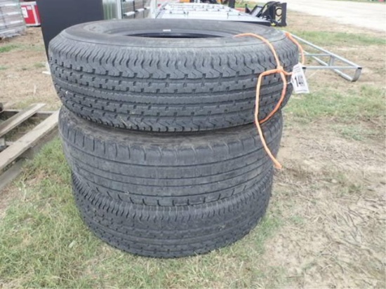 3 - 235/80 R16 trailer tires