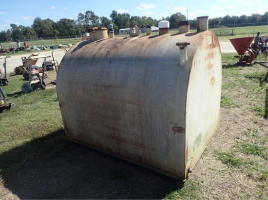 Job site tent tank fuel tank