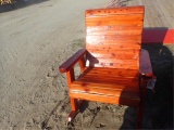 Cedar rocking chair