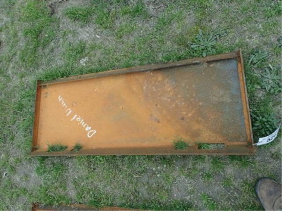 Skid Steer Solid Weldable Quick Plate