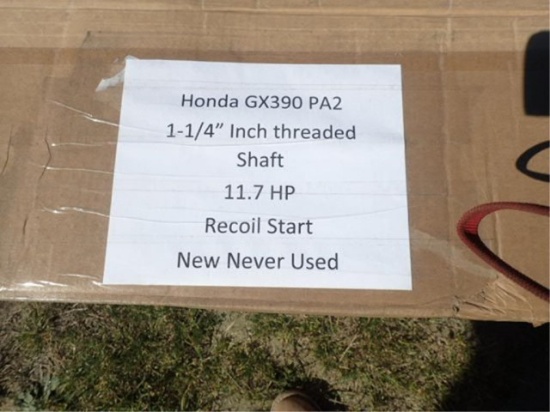 Honda GX 390 PA2 1 1/4 in. Threaded Shaft