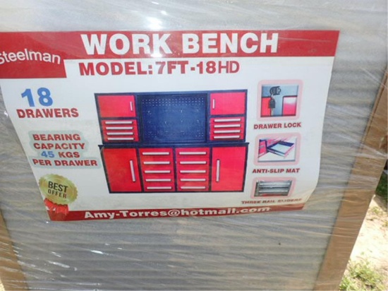 Steelman Work Bench Model 7 Ft-18 HD