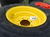 (4) 12x16.5 Skid Steer Tires