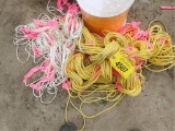 Spool & Pile of Misc Rope & Cord