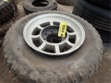 (4) 9-50R16.5 Tires & Wheels