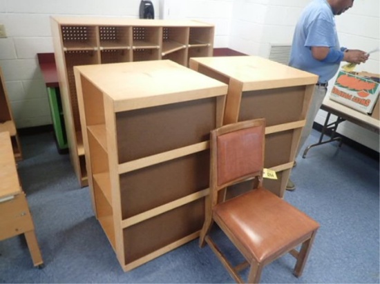 Chair, 2 Material Holders, Rack