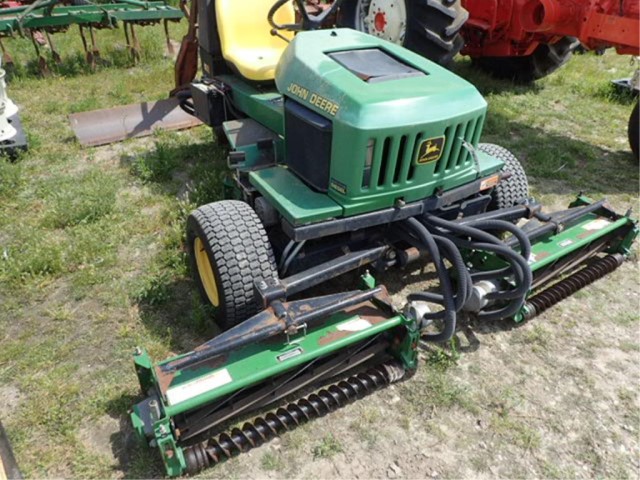 Pull behind cheapest reel mower john deere