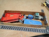 Variety Box of Metal Trucks and Trailers