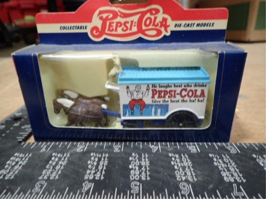 Pepsi-Cola Die Cast Horse Drawn Van