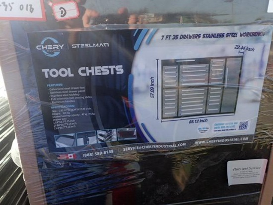 Chery/Steelman 7 Ft. Work Bench and Tool Chests
