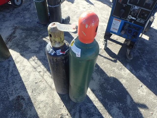 Set of Oxygen and Acetylene Tanks