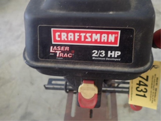 Craftsman 2/3 HP Laser Trac Drill Press