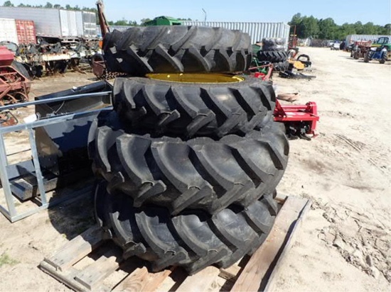 NEW - Set of 4 Tires and John Deere RIms