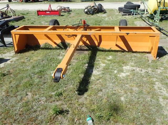 NEW Pull Behind 12' Box Blade w/ Wheels No Tilt