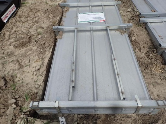 10' Galvalume Corrugated Steel Panel 100pcs
