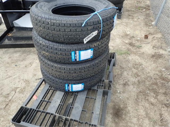 NEW - (4) ST 235/80 R16 Tires
