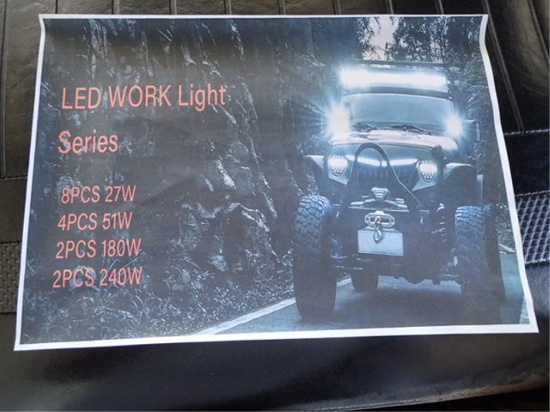 New LED Work Light Combination Set