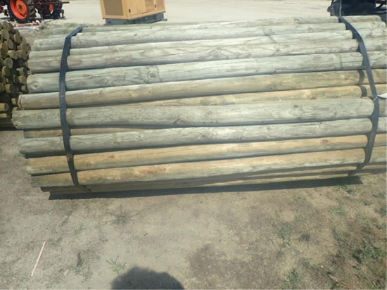 New Treated 7' Posts - 100 Per Bundle