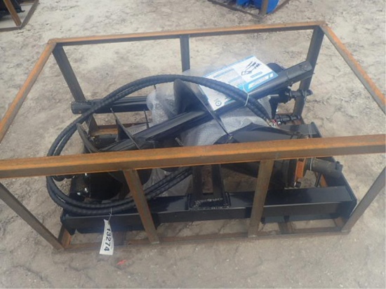 Mower King Skid Steer Auger w/ 6" 12" 14" Bits