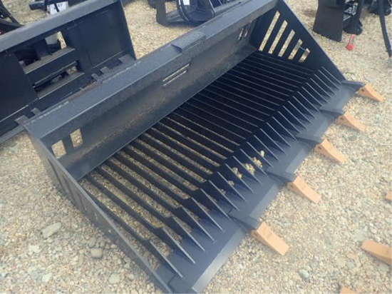 LandHonor Skid Steer 66" Rock Bucket