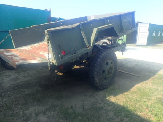 Heavy Duty Off Road Dump Trailer - NO TITLE