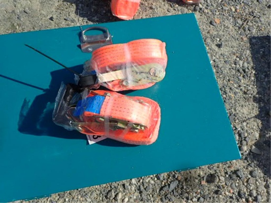Pair of 2 - 2" x L27'-5T Ratchet Strap
