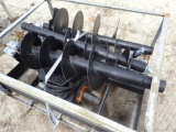 JCT Skid Steer Hydraulic Auger Drive & Bits