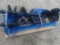 Skid Steer Auger with 3 Bits (Blue)