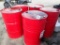 (5) Metal Barrels