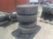 Set of 4 Ford F250 Tires and Rims - 265/70R17