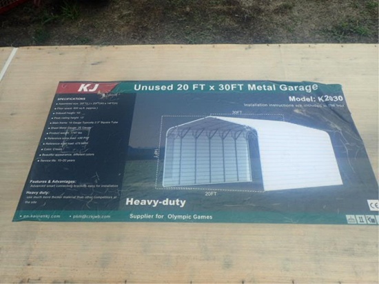 20' x 30' Metal Garage