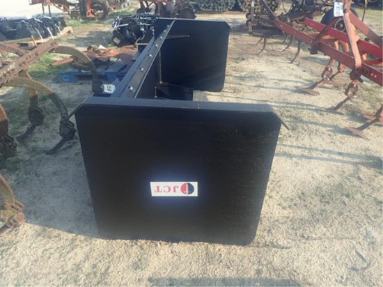 JCT 84" Skid Steer Snow Pusher Box