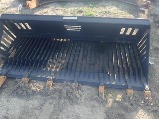 LandHonor Skid Steer 78" Rock Bucket