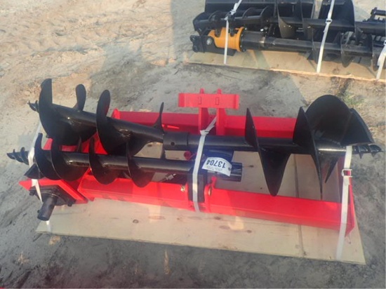 GIYI Skid Steer Loader Auger & Extra Rod