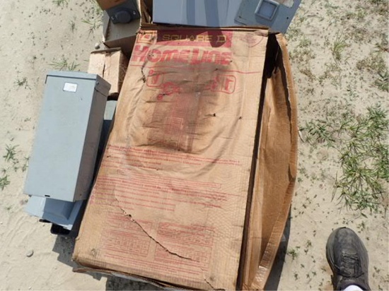 Pallet of Various Electrical Panal Boxes