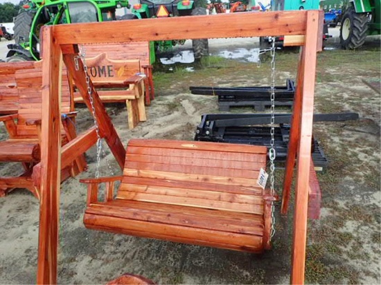 Ceder Child's Swing and Frame