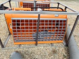 LH Skid Steer Double Discharge Concrete Mixer