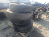 4- Michelin Tires 11R22.4