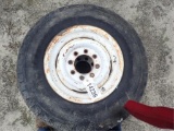 (2) Tires and Rims - 7.50-16LT - 8 Hole Rims