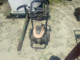 Work Force 2500 psi Pressure Washer Running