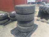 Set of 4 Ford F250 Tires and Rims - 265/70R17
