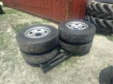 Set of 4 Tires and Rims 245/75R17