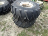 (2) 16.5x16.1 Harvester Tires & Rims