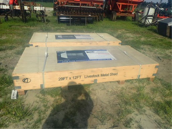 Livestock Metal Shed - 20' x 12'