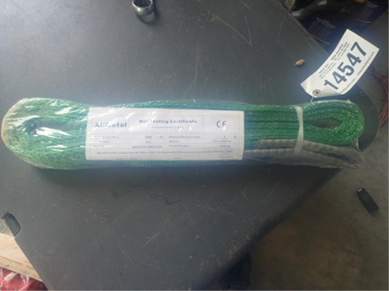 2T x 4m Double Ply Polyester Webbing Sling