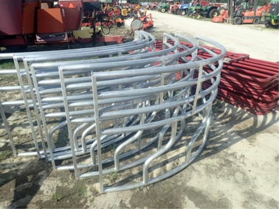 New Large Round Galvanized Bale Hay Ring