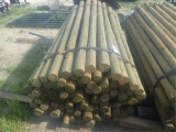 NEW 7' Treated Posts - Bundle of 100 Posts